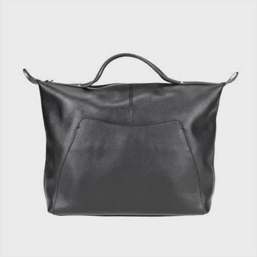 Borsa Pelle Borsa Artigianale Vera Pelle Zaini Pelle Donna Zaino Donna Pelle Borsa Zaino Pelle Borse in Pelle Artigianali Pelletteria Dhatri Nero-min